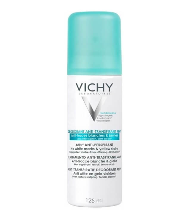 VICHY | DÉODORANT ANTI-TRANSPIRANT 48H ANTI-TRACES BLANCHES & JAUNES